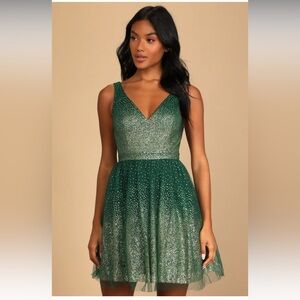 Emerald Green Skater Dress for Sale up to 90% Off: Poshmark
